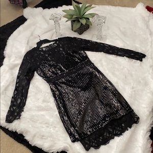 Lace and Sequin Dress